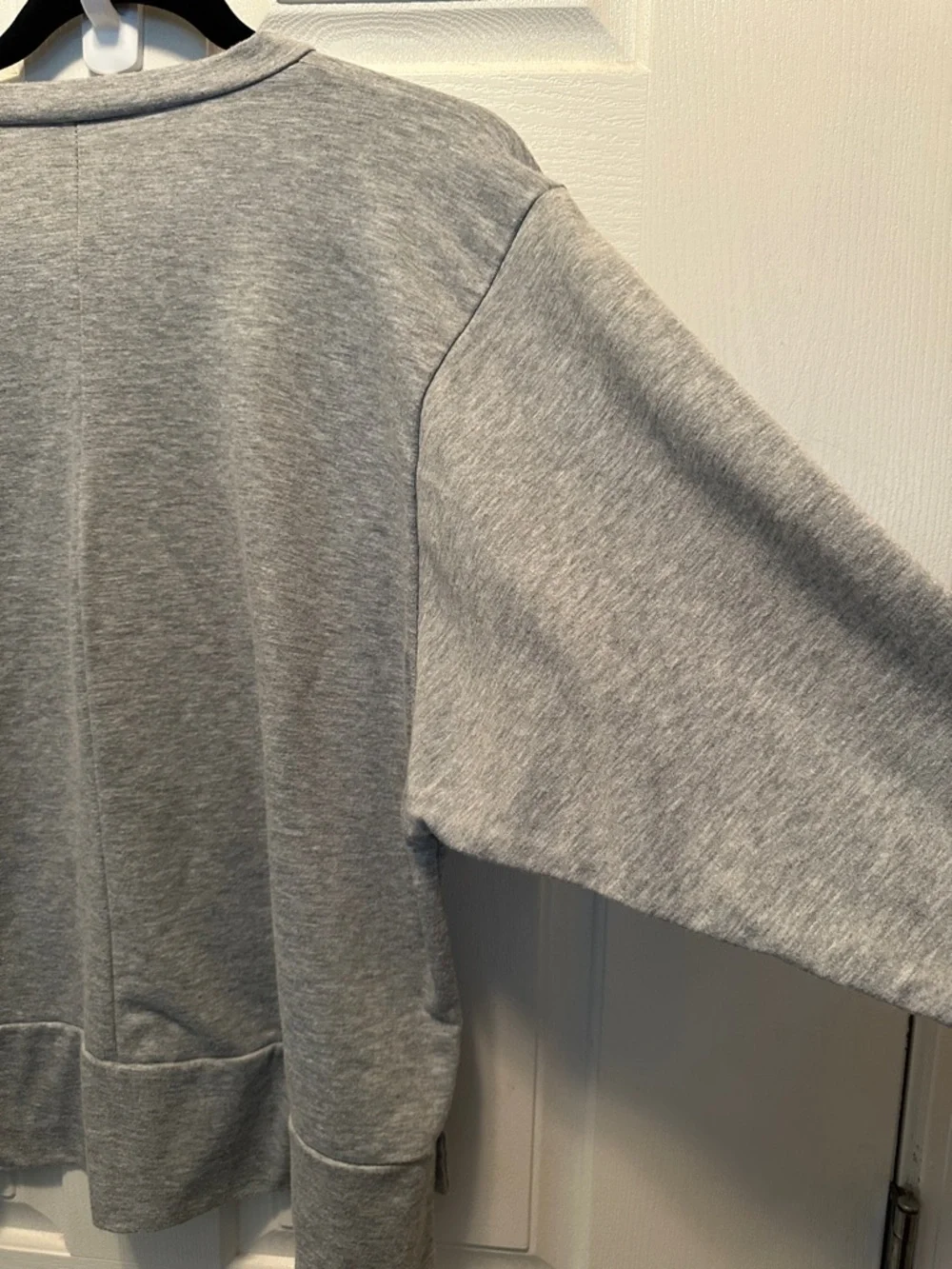 Sew in Love Perfectly Imperfect Grey Graphic Sweatshirt Dolman Sleeve Boxy M - Picture 4 of 4